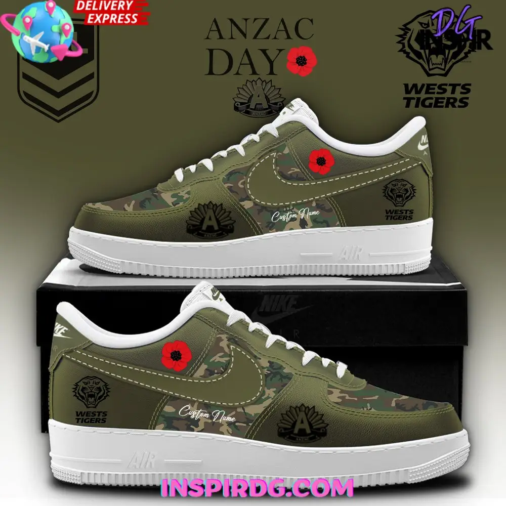 Wests Tigers ANZAC Day 2025 Air Force 1