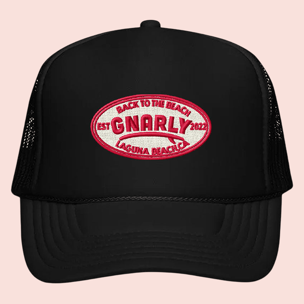 What We Said Merch Back To The Beach Gnarly Trucker Hat Unique Gifts For Friends