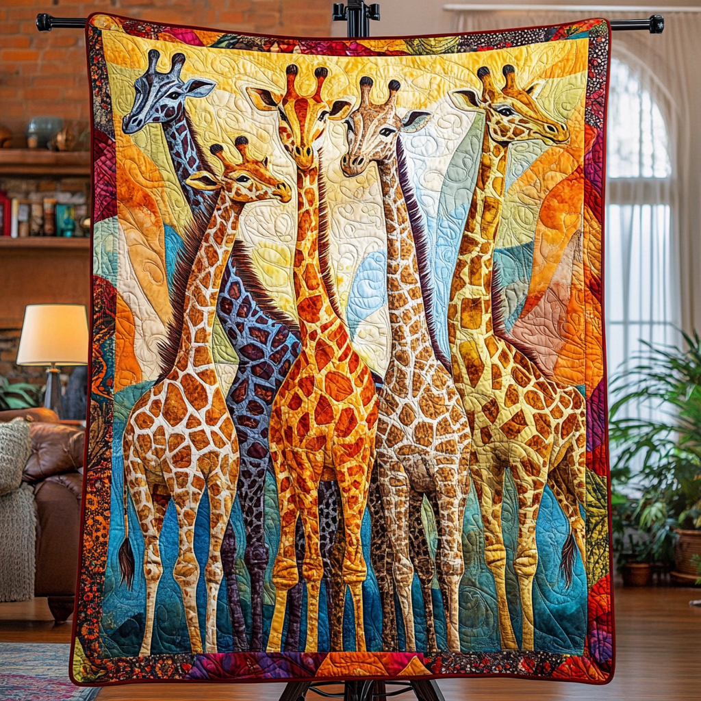 Whimsy Herd Quilted Blanket Bedroom Decor Christmas Good Elephant Themed Gifts