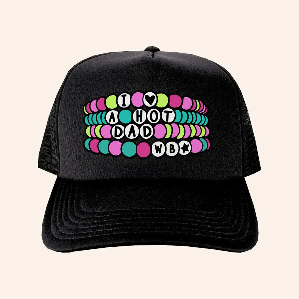 Whiskey Biz Merch I Love A Hot Dad WB Trucker Hat Gifts For Friends -WearandDecor