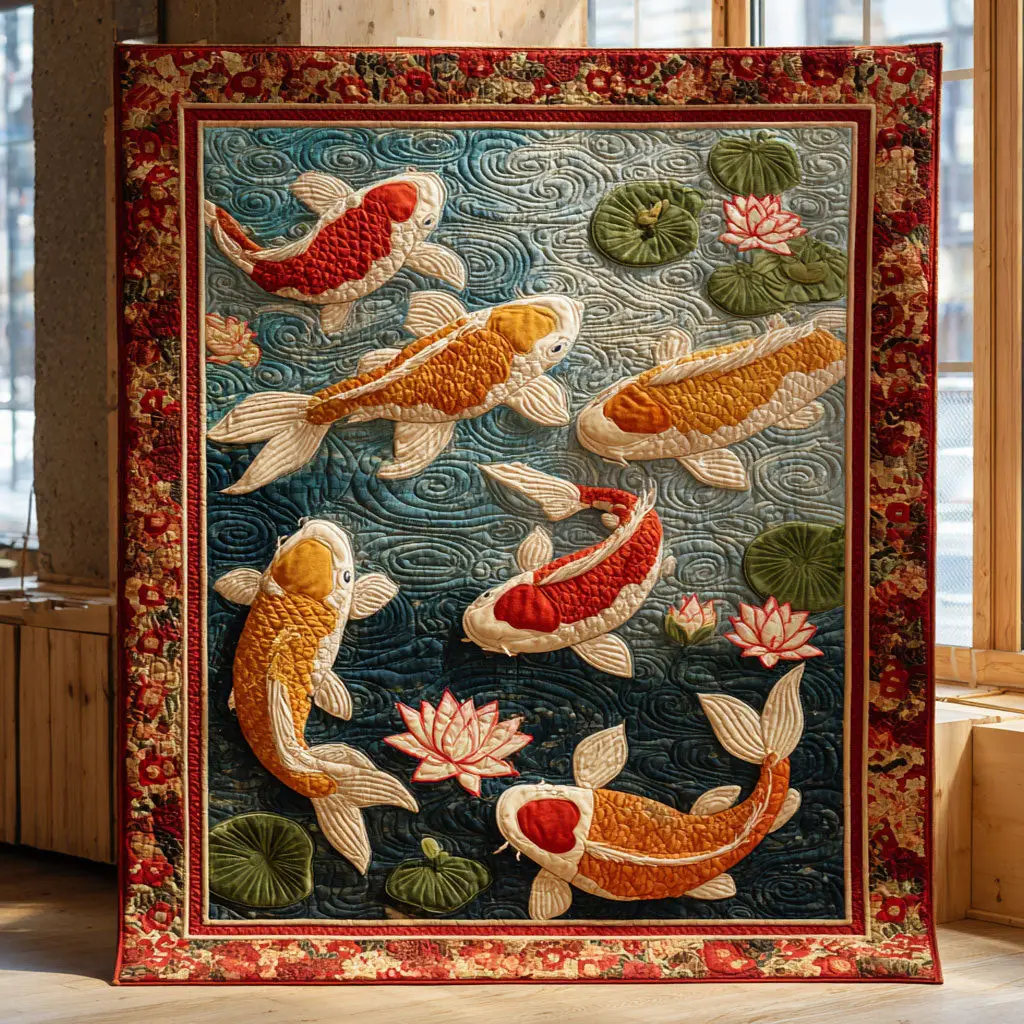 Whispering Pond Quilt Classic Quilt Blanket for Cozy and Warm Nights
