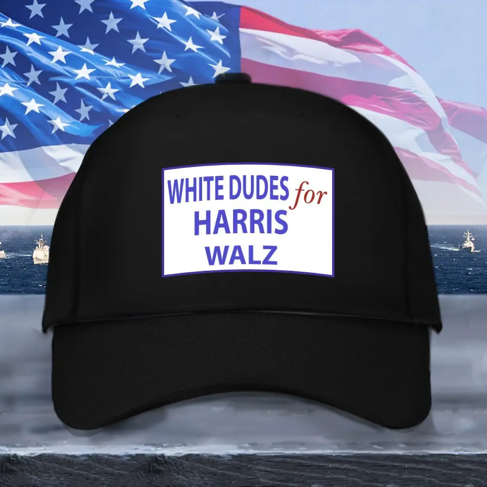 White Dudes For Harris Walz Hat Vote Harris Walz President Election Hat Gifts For Voters