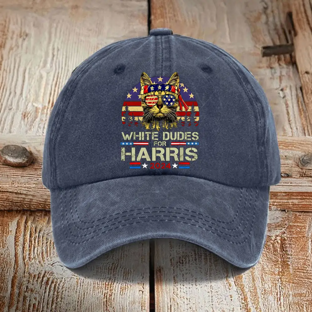 White Dudes For Kamala Harris Hat Childless Cat Lady For Kamala Hat Gifts For Men