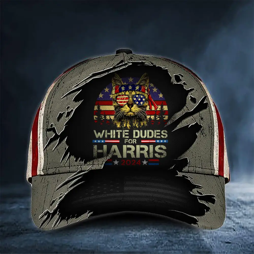 White Dudes For Kamala Harris Hat Childless Cat Lady For Kamala Hat Gifts For Supporter