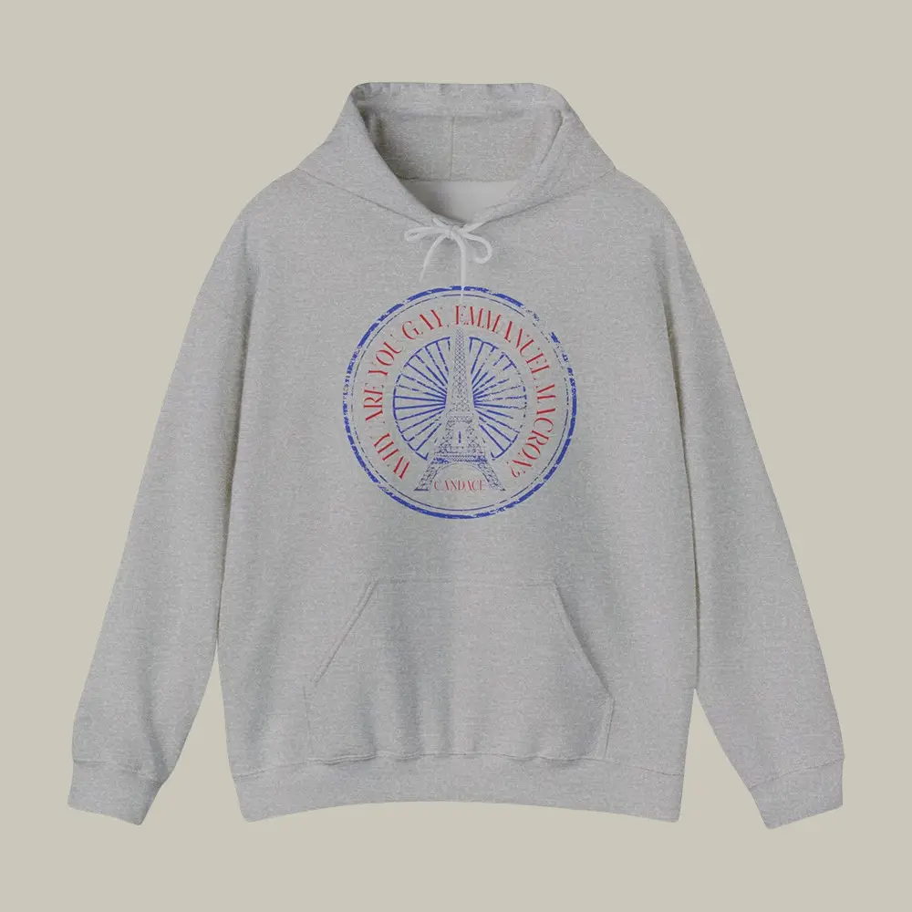Why Are You Gay Emmanuel Macron Candace Owens Hoodie Funny Fan Merch Candace Owens Gift