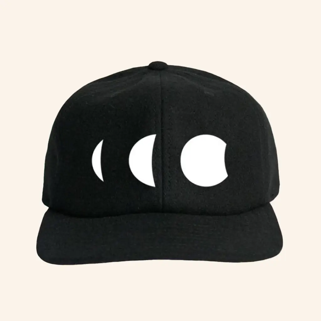 Wilco Merch Twilight Override Moon Phase Gitd Embroidered Hat Gifts For Dad -WearandDecor
