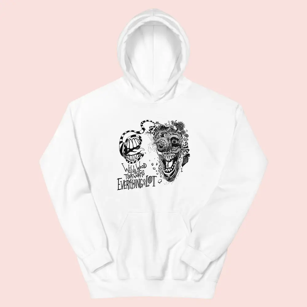 Will Wood Merch Everything Is A Lot White Hoodie Gifts For Music Lovers