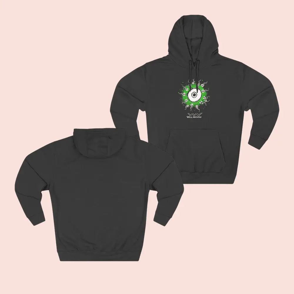 Will Wood Merch Eye Black Hoodie Conception Hooded Sweatshirt Gifts For Will Wood Fans