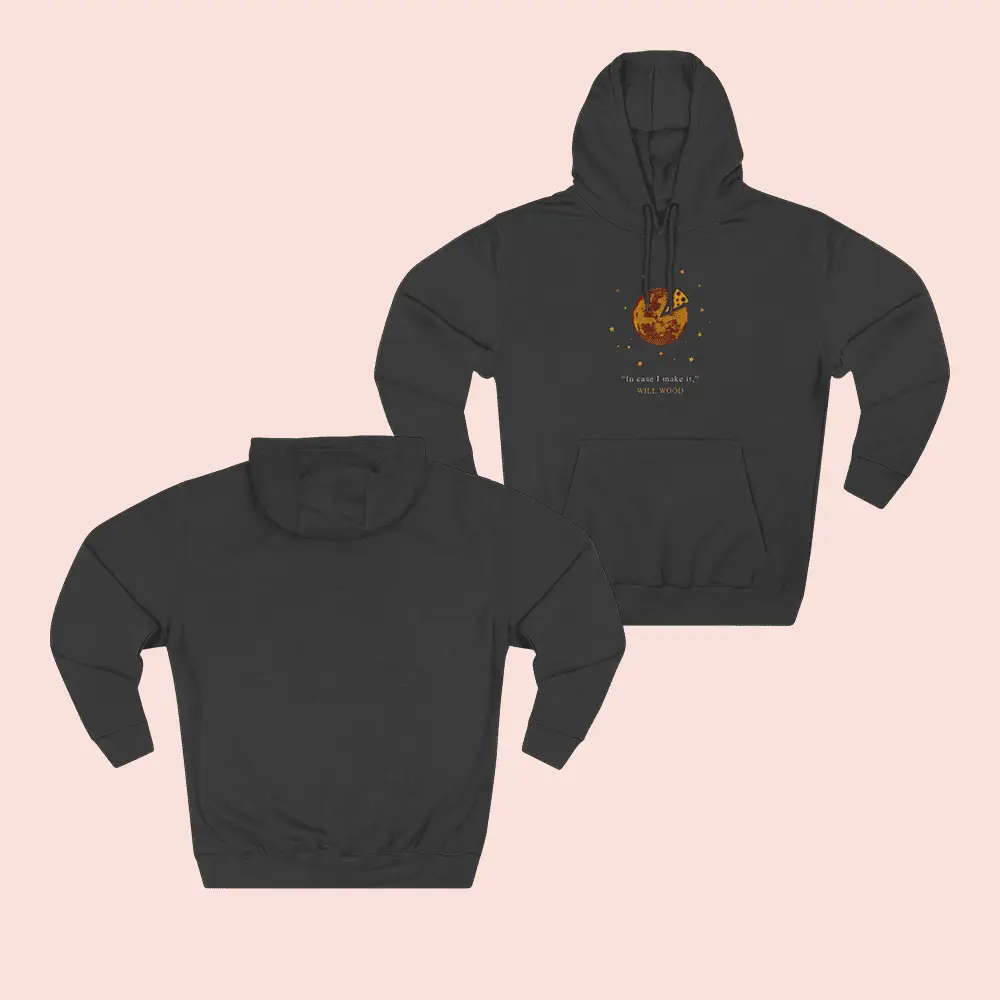 Will Wood Merch In Case I Make It Hoodie Funny Meditation Hooded Sweatshirt Gifts For Fans