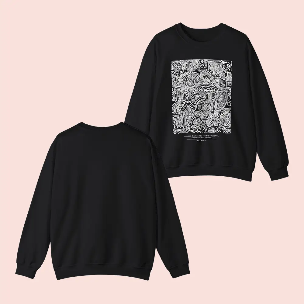 Will Wood Merch Marsha Thankk You Sweatshirt Will Wood Fan Clothing Gifts Ideas