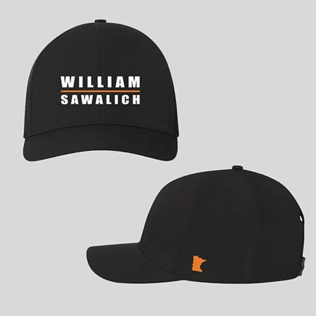 William Sawalich Racing Store Merch Unrl X William Sawalich Snapback Black Hat -WearandDecor