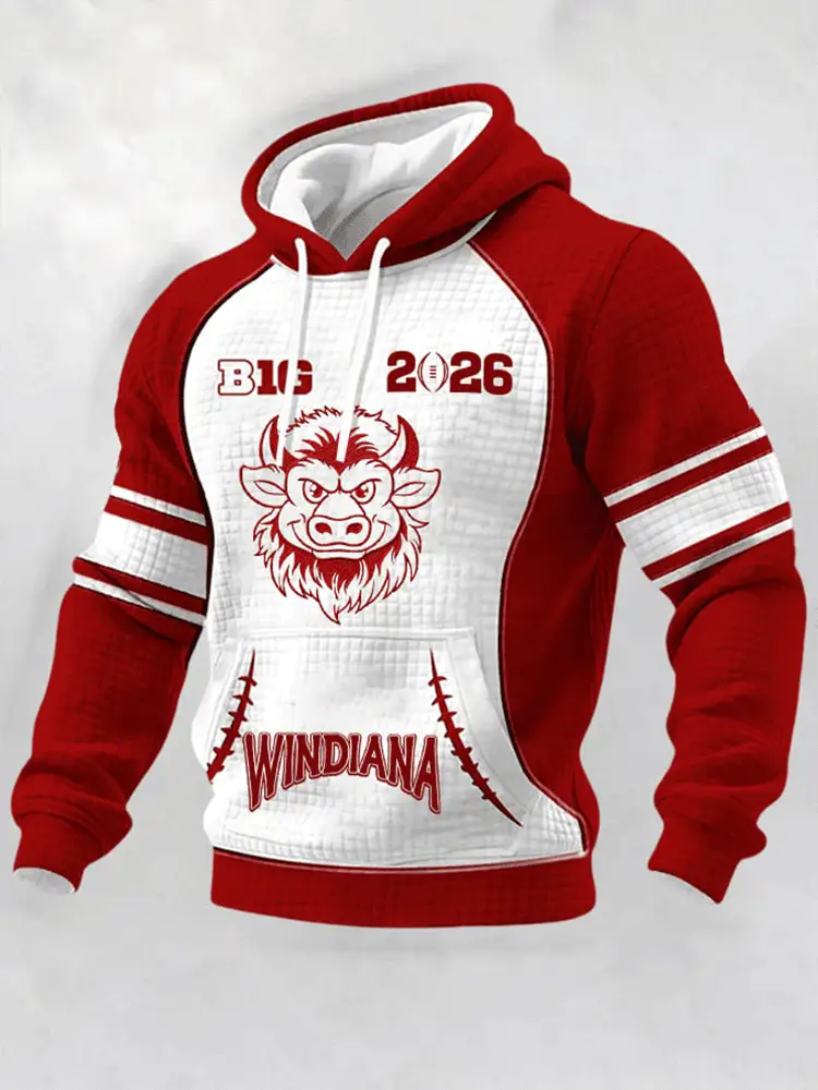 Windiana Indiana Hoosiers Big Ten Champions Hoodie Indiana Hoosiers Merchandise