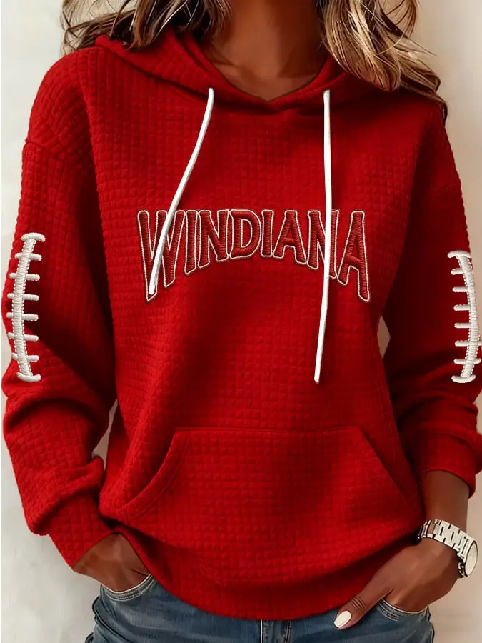 Windiana Indiana Hoosiers Hoodie Indiana Hoosiers Merch Football Gift Ideas Windiana Indiana Hoosiers Hoodie Indiana Hoosiers Merch Football Gift Ideas - Image 1