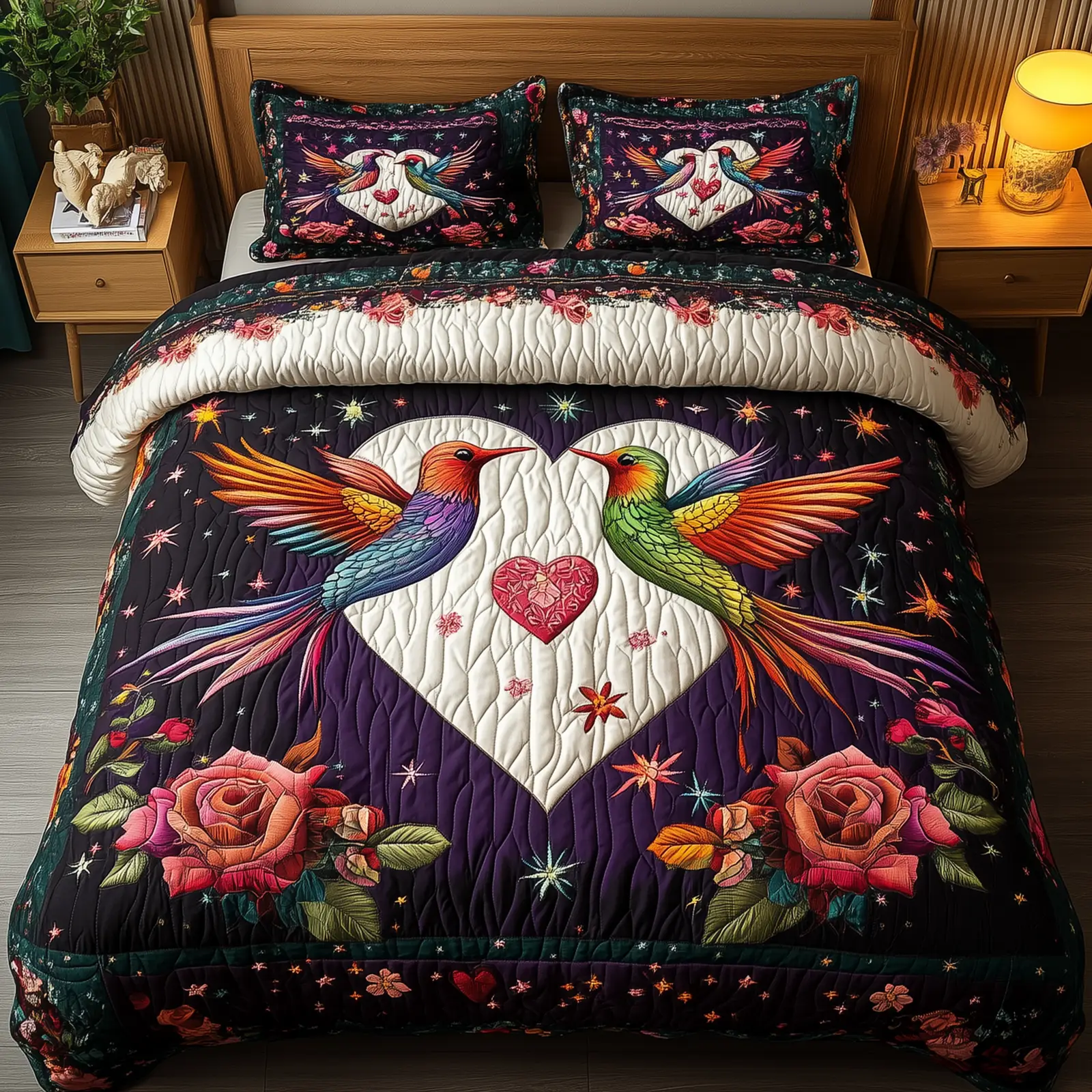 Wings of Love Quilted Bedding Set Bedding Ideas Unique Bird Gifts For Mom Wings of Love Quilted Bedding Set Bedding Ideas Unique Bird Gifts For Mom - Image 1