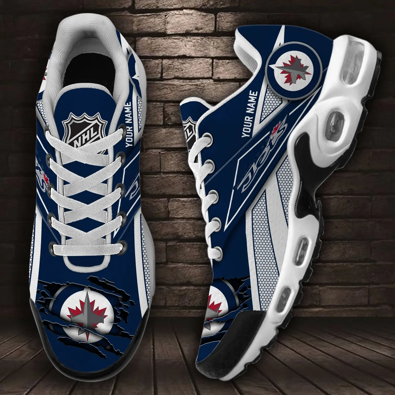 Winnipeg Jets Air Max Plus Shoes Sneakers For Men And Women Winnipeg Jets Air Max Plus Shoes Sneakers For Men And Women - Image 1