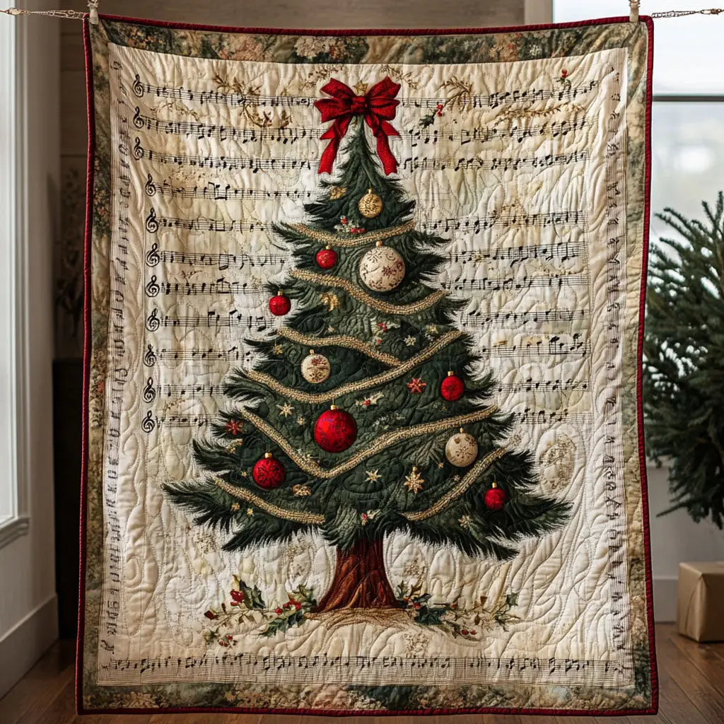 Winter Garland Quilt Cozy Quilt Blanket for Winter Relaxation