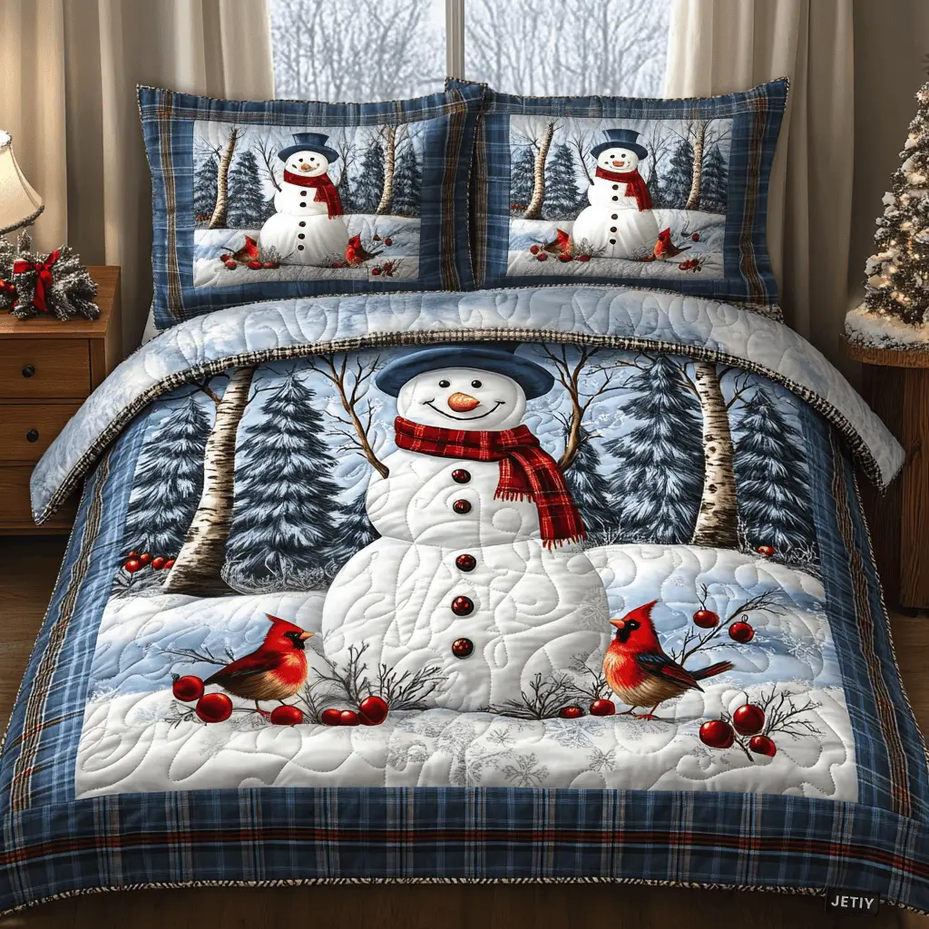 Winter Glow Quilt Duvet Cover Set Best Luxury Sheets Christmas Gifts For Grandma