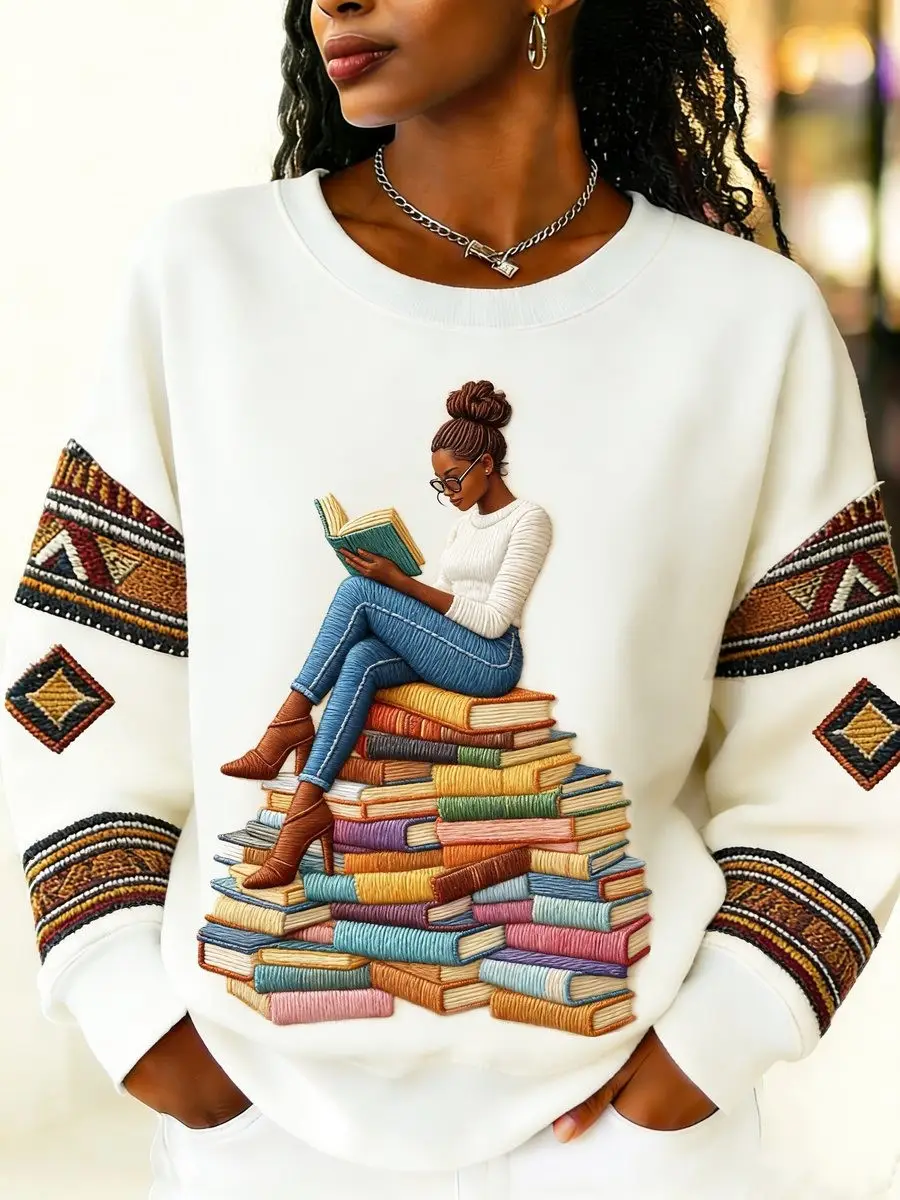 Women's African American Inspirational Sweatshirt Black History Month Apparel