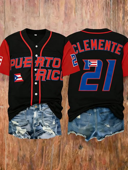 Women's USA Baseball 2026 Jersey Shirt Puerto Rico Baseball Apparel Gift For Sister