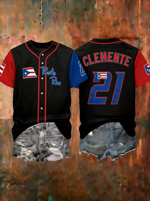 Women's USA Baseball 2026 Jersey Shirt Puerto Rico Baseball Clothes Gift For Mom