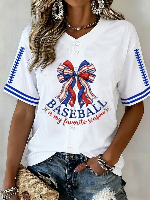 World Baseball Classic 2026 Jersey Shirt Baseball Is My Favorite Season Clothing Gift For Women