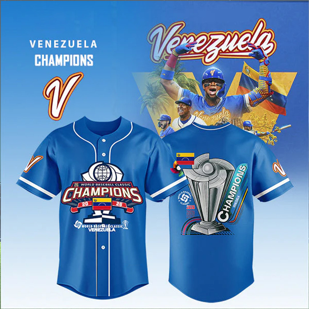 World Baseball Classic x Venezuela Champions 2026 Jersey Gift for Team Venezuela