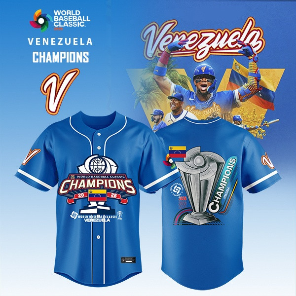 World Baseball Classic X Venezuela Champions 2026 Jersey Venezuela Baseball Merch Fan Gifts