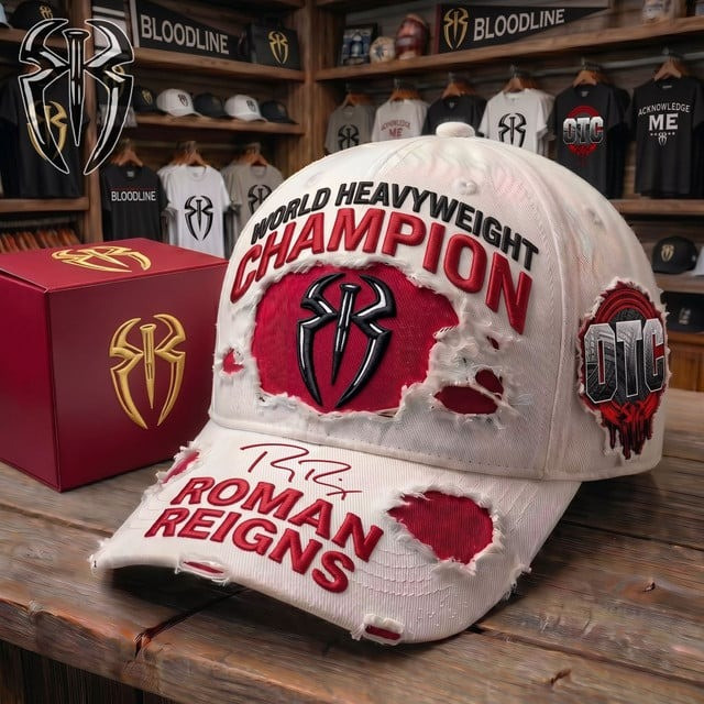 World Heavyweight Champion 2026 Dad Hat Roman Reigns Baseball Cap Gift For Men World Heavyweight Champion 2026 Dad Hat Roman Reigns Baseball Cap Gift For Men - Image 1