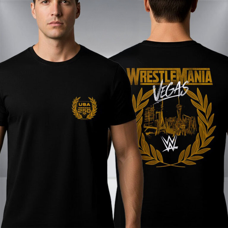 Wrestlemania 42 Vegas X USA 250 Legacy Shirt WWE Event Merch Gift Wrestling Fans Gift For Dad