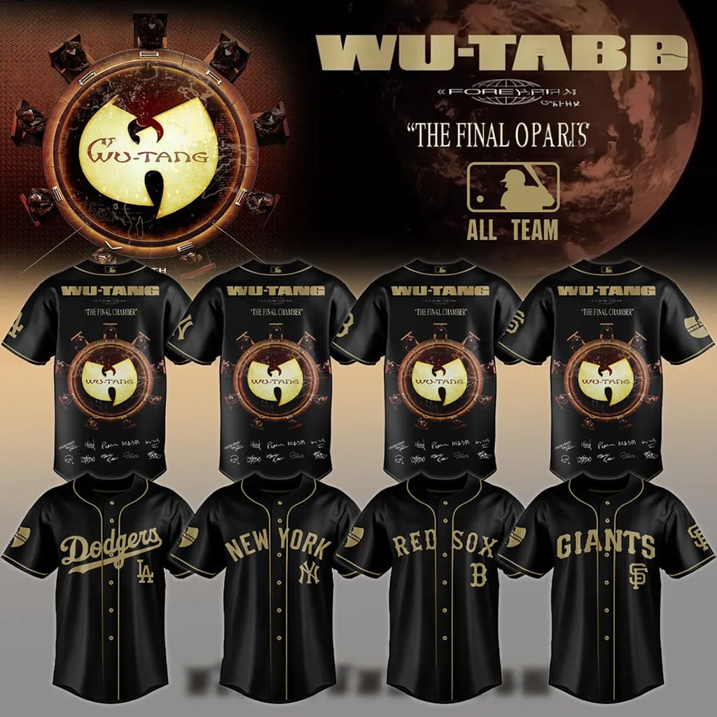 Wu-Tang Clan X MLB Signature The Final Chamber Baseball Jersey 2026 Fan Merch Gifts For Brother