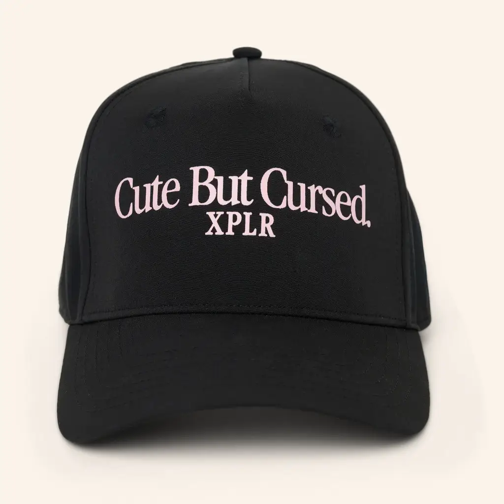 XPLR Merch Cute But Cursed Hat Christmas Present Ideas For Friend -WearandDecor