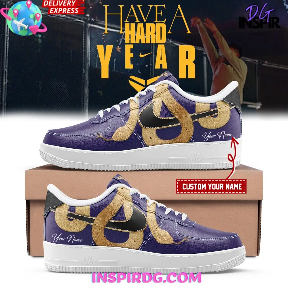 Year of the Mamba New Kobe Air Force 1 Shoes Purple