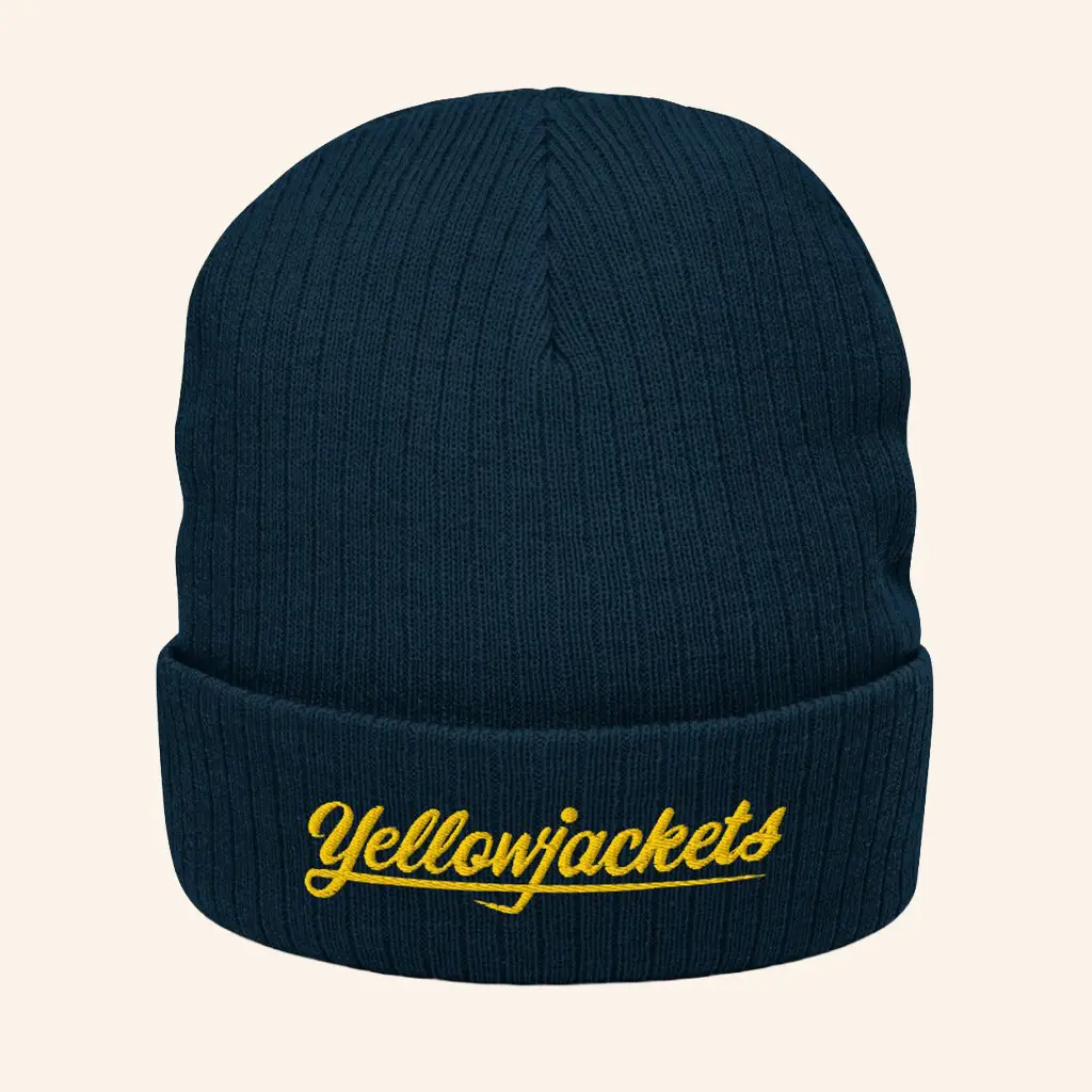 Yellowjackets Merch Yellowjackets Logo Beanie Xmas Gifts For Dad -WearandDecor
