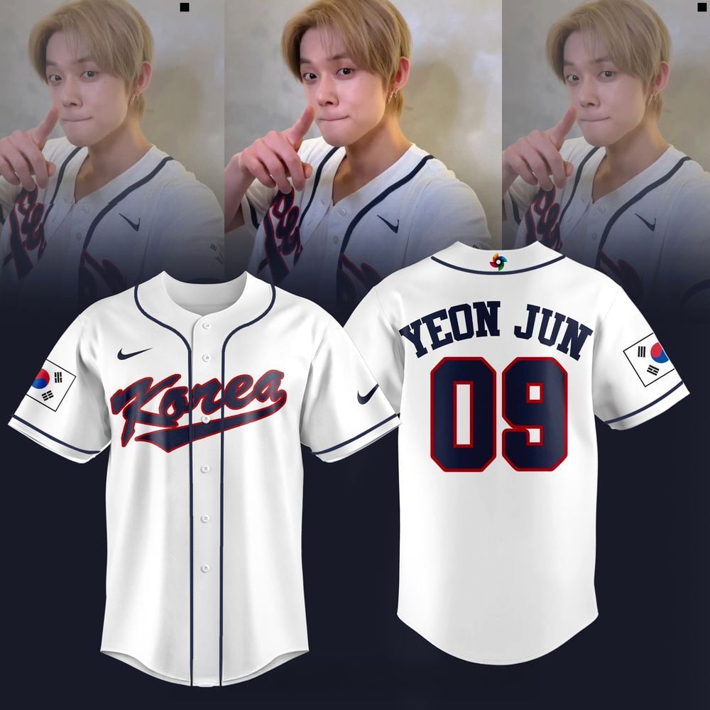 Yeon Jun Korea Baseball 2026 World Baseball Classic Baseball Jersey Team Korea WBC Merch For Fan