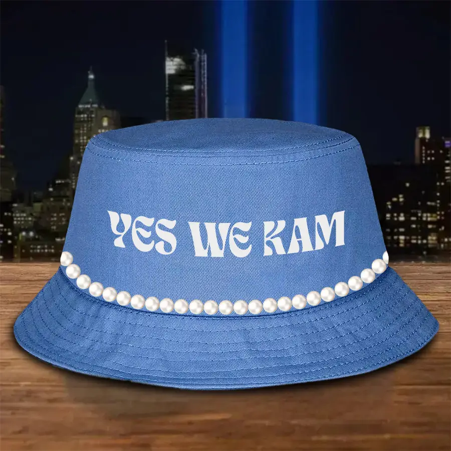 Yes We Kam Bucket Hat Chuck And Pearls Harris Walz Bucket Hat