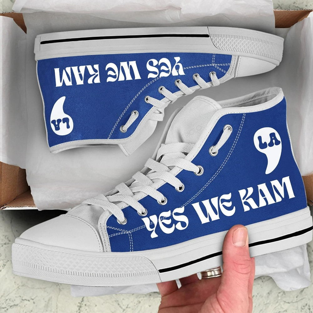 Yes We Kam High Top Shoes Comma La Shoes Gifts For Kamala Supporters