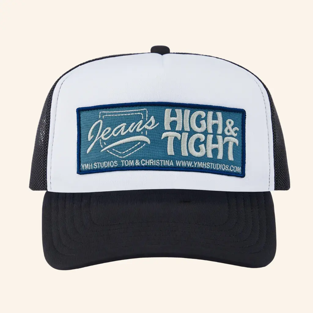 YMH Studios Merch Jeans High And Tight Trucker Hat Embroidered Present For Him