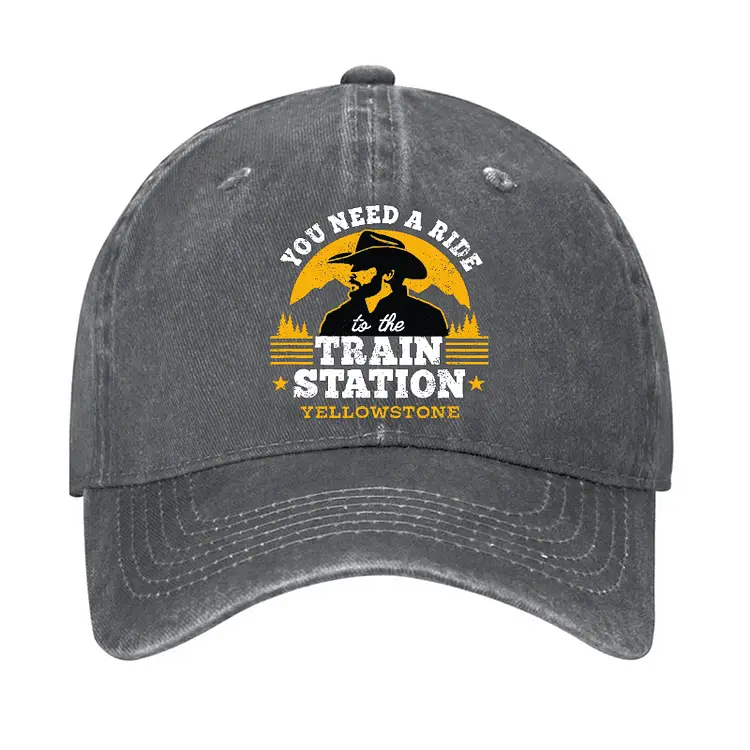 You Need a Ride to the Train Station Cap Hilarious Men’s T-Shirt – Funny Saying Tee