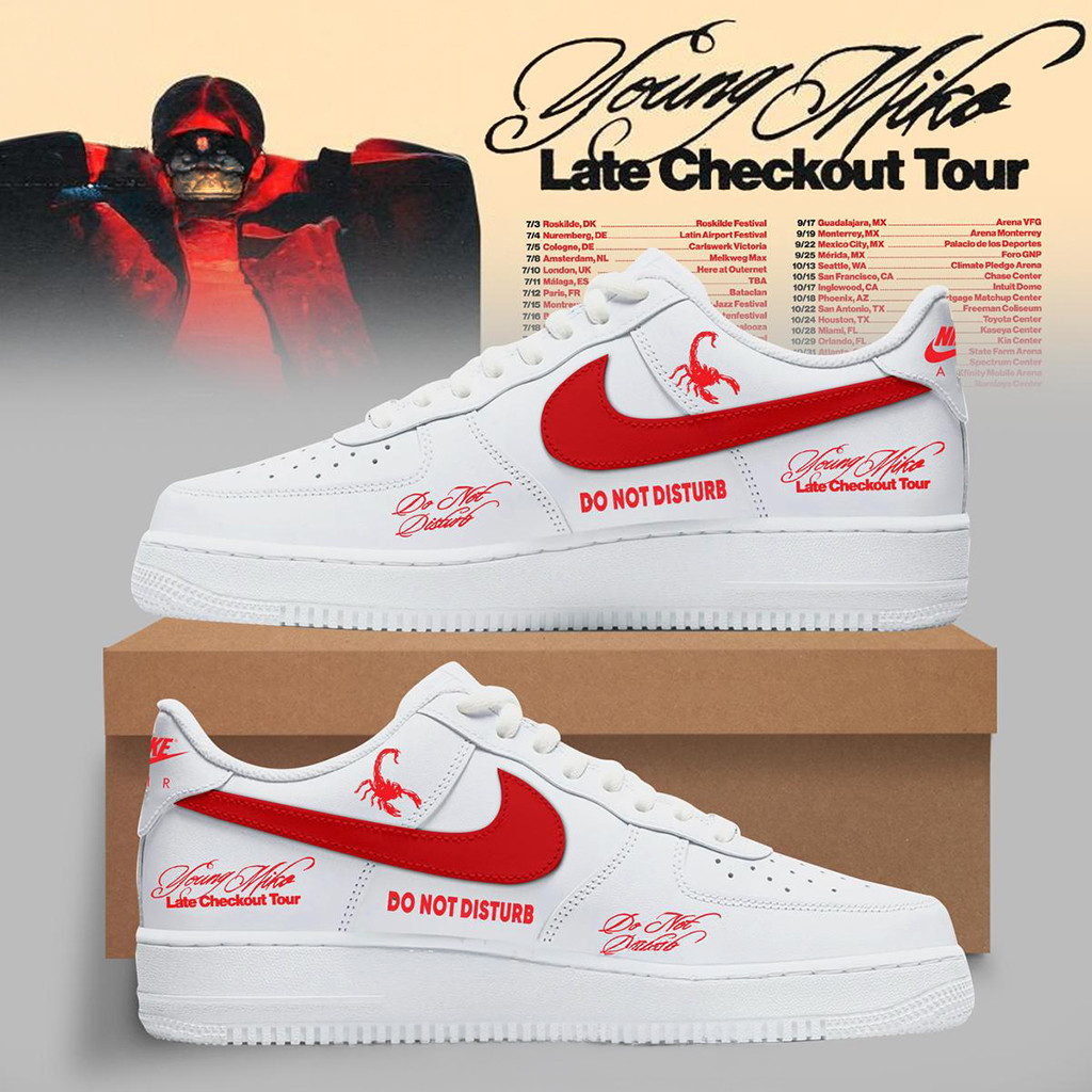 Young Miko Late Checkout Tour Air Force 1 Shoes 2026 Young Miko Merch Gifts For Rapper Fans Young Miko Late Checkout Tour Air Force 1 Shoes 2026 Young Miko Merch Gifts For Rapper Fans - Image 1