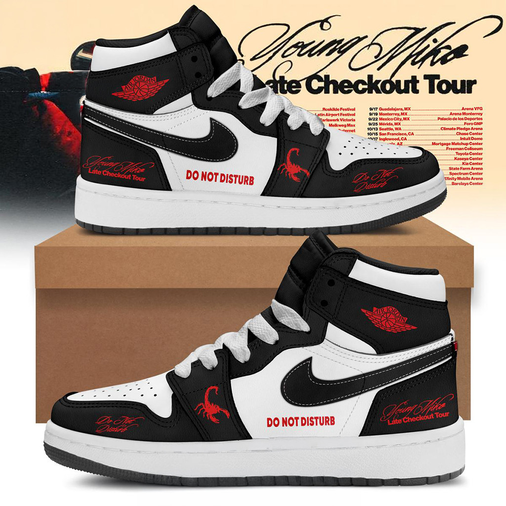Young Miko Late Checkout Tour Air Jordan 1 Shoes 2026 Young Miko Merch Gifts For Rap Lovers