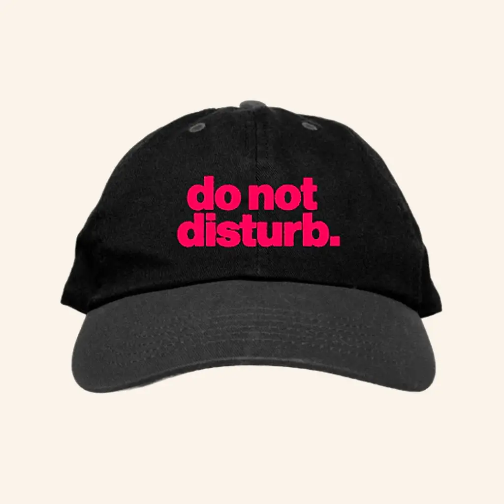 Young Miko Merch Embroidered Do Not Disturb Hat Christmas Gifts For Sister - Wear&Decor