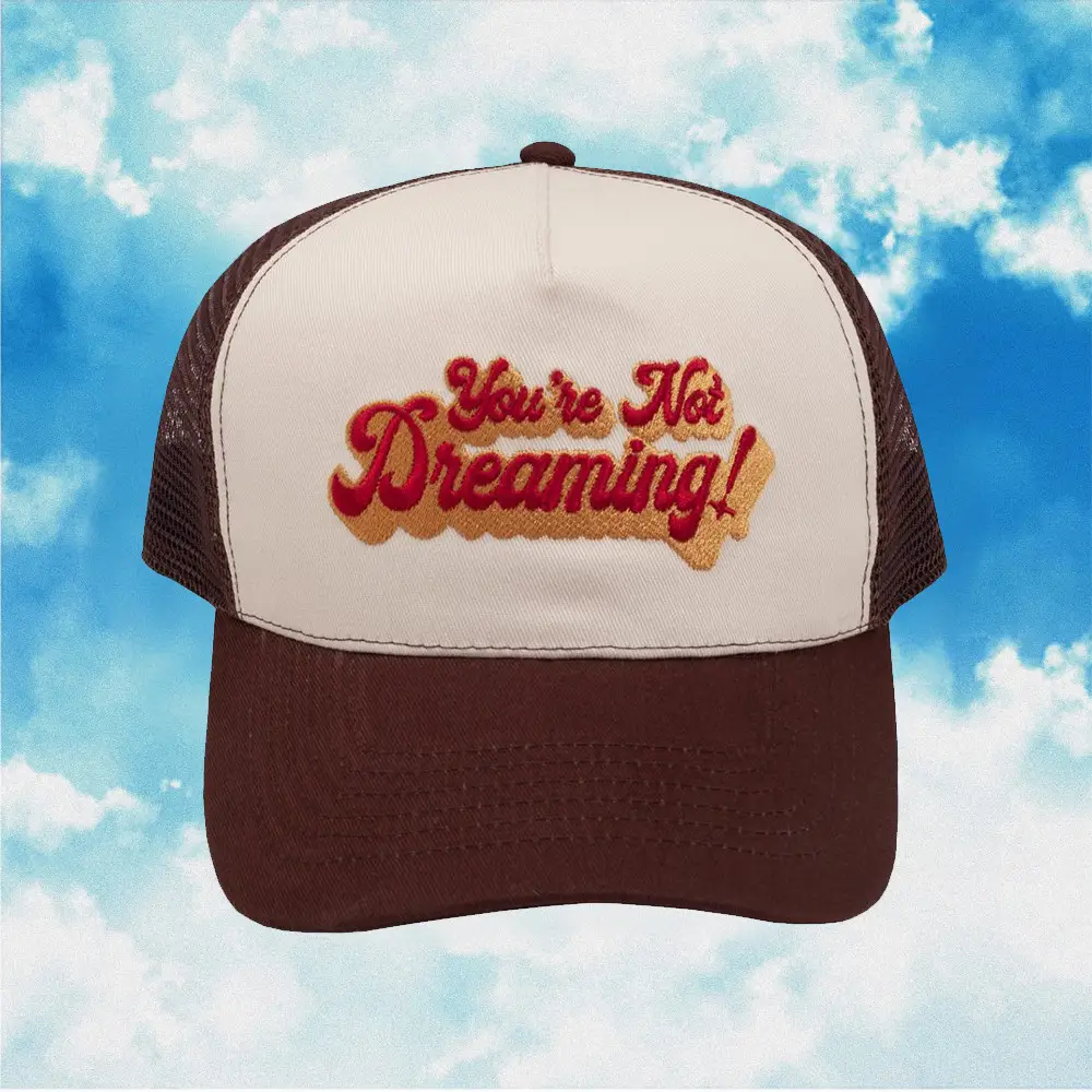 You're Not Dreaming Embroidered Trucker Hat Midnight Rodeo Hat Music Lovers Gifts For Fans