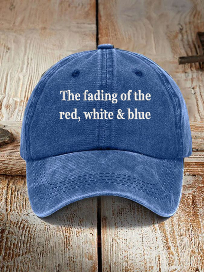Zach Bryan Merch Hat Fading Of The Red White And Blue Baseball Cap Vintage Gifts For Music Fans
