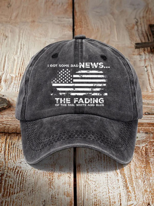 Zach Bryan Merch Hat I Got Some Bad News Baseball Cap American Flag Gift Ideas