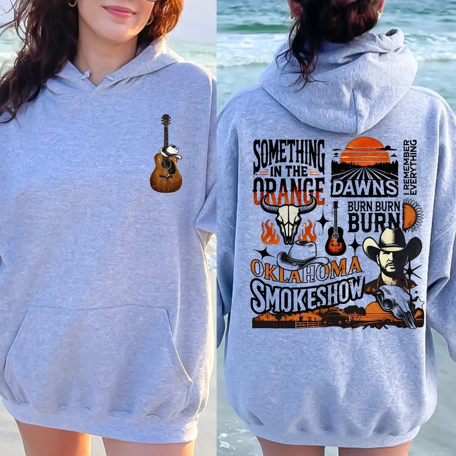 Zach Bryan Oklahoma Smokeshow Hoodie Concert Tour Outfits Best Gifts For Country Music Lover