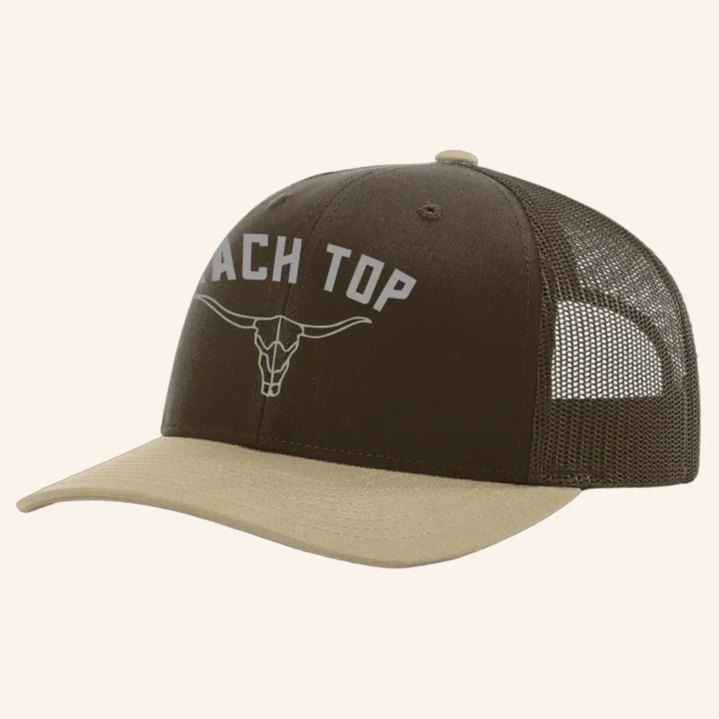Zach Top Merch Zach Top Bull Trucker Hat Christmas Gift Ideas For Music Lovers -WearandDecor