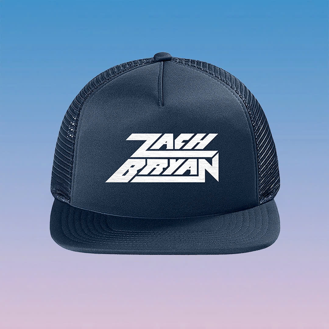 ZB Logo Trucker Hat With Heaven On Tour Concert Apparel Z. Bryan Fans Gift. Bryan Fans Gift