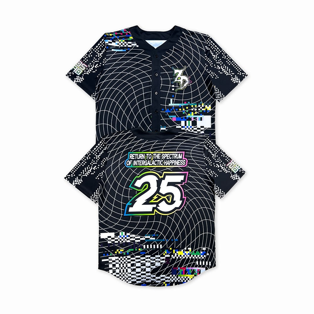 Zeds Dead Glitch Baseball Jersey EDM Music DJ Rave Festival Fan Merch Apparel