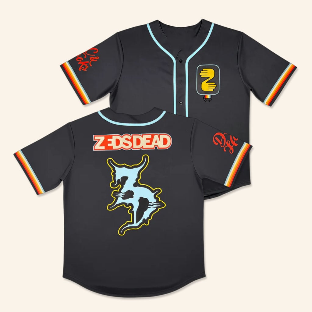 Zeds Dead Merch 2026 Zeds Dead Retrontario Baseball Jersey Gifts For Electronic Fans - WearandDecor