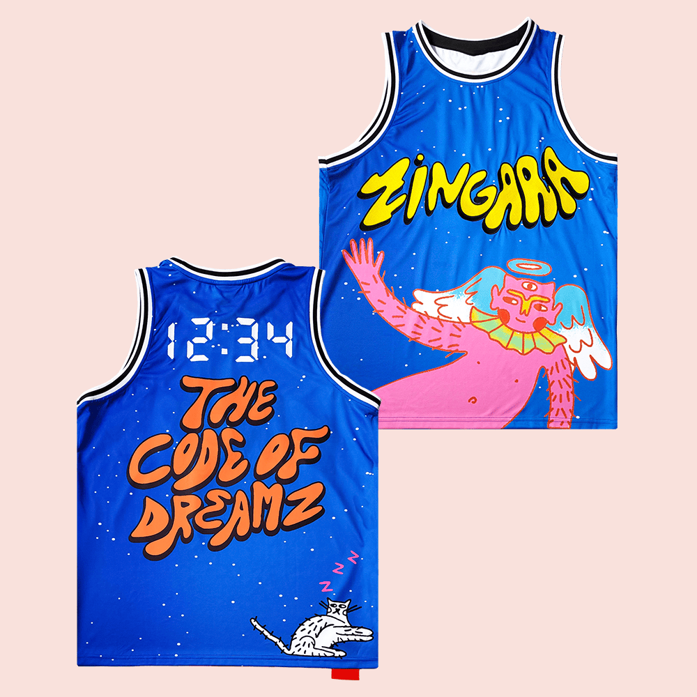 Zingara Merch Code Of Dreamz Blue Jersey Tank Top Gift For Concert Goers